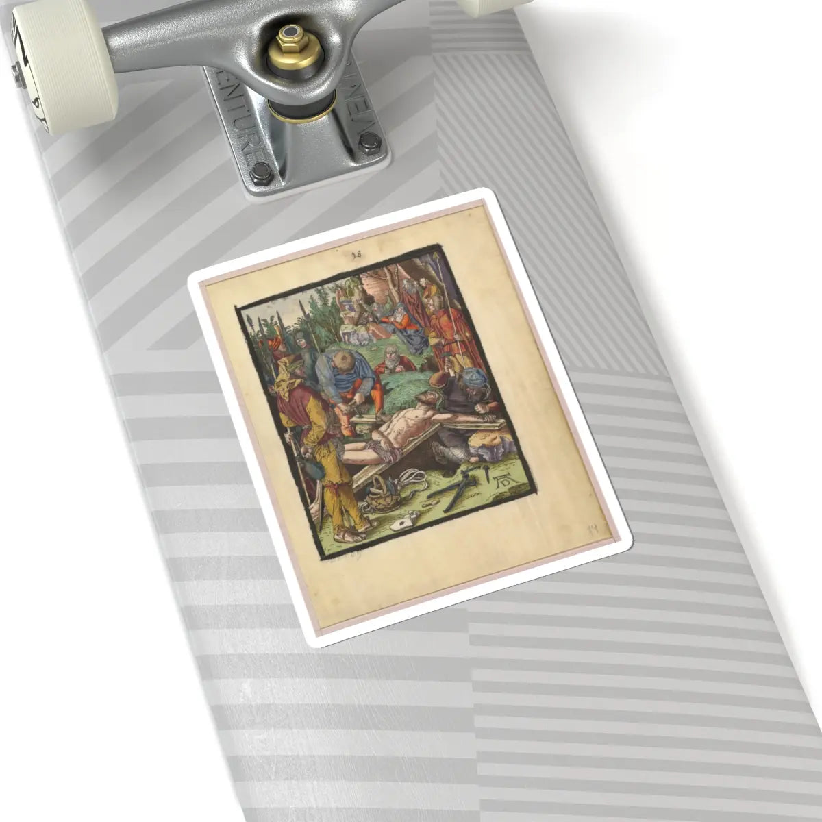 SKU:TSS-STICK-LBRDRR-6X6-102 Sizes:6" × 6" Types:White