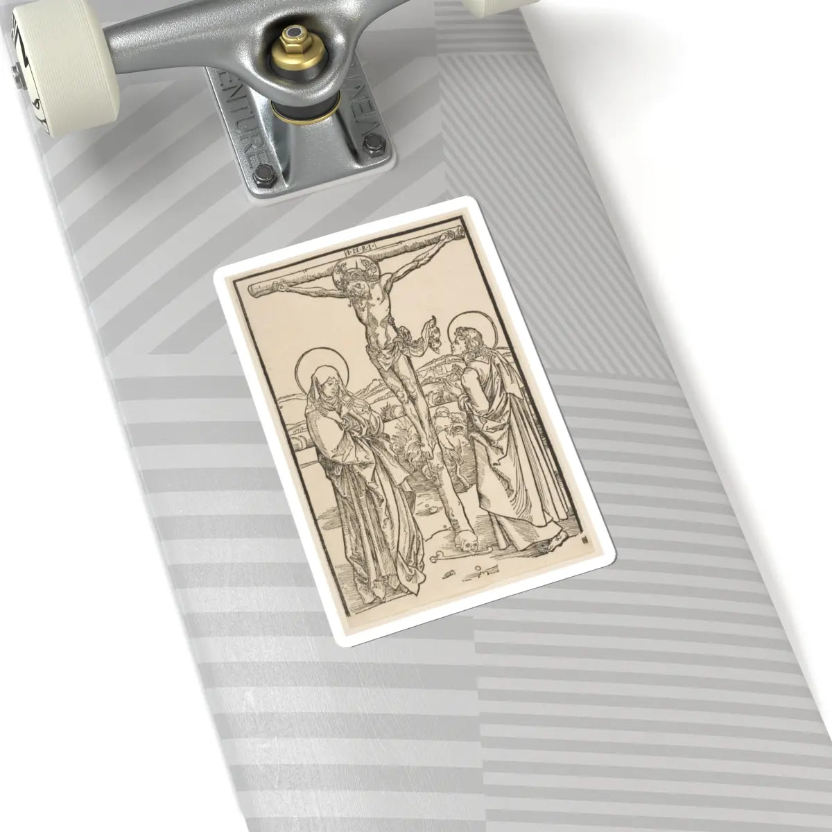 SKU:TSS-STICK-LBRDRR-6X6-106 Sizes:6" × 6" Types:White
