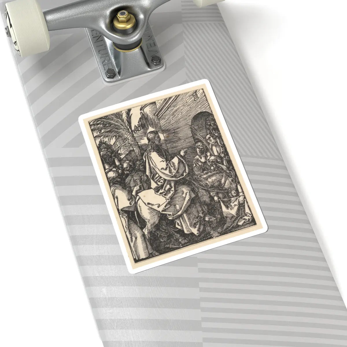 SKU:TSS-STICK-LBRDRR-6X6-119 Sizes:6" × 6" Types:White