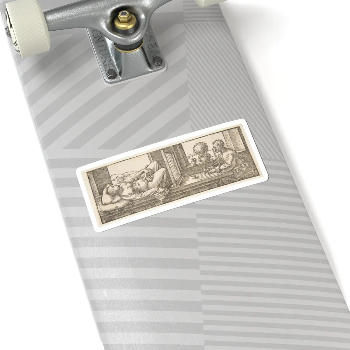 SKU:TSS-STICK-LBRDRR-6X6-136 Sizes:6" × 6" Types:White