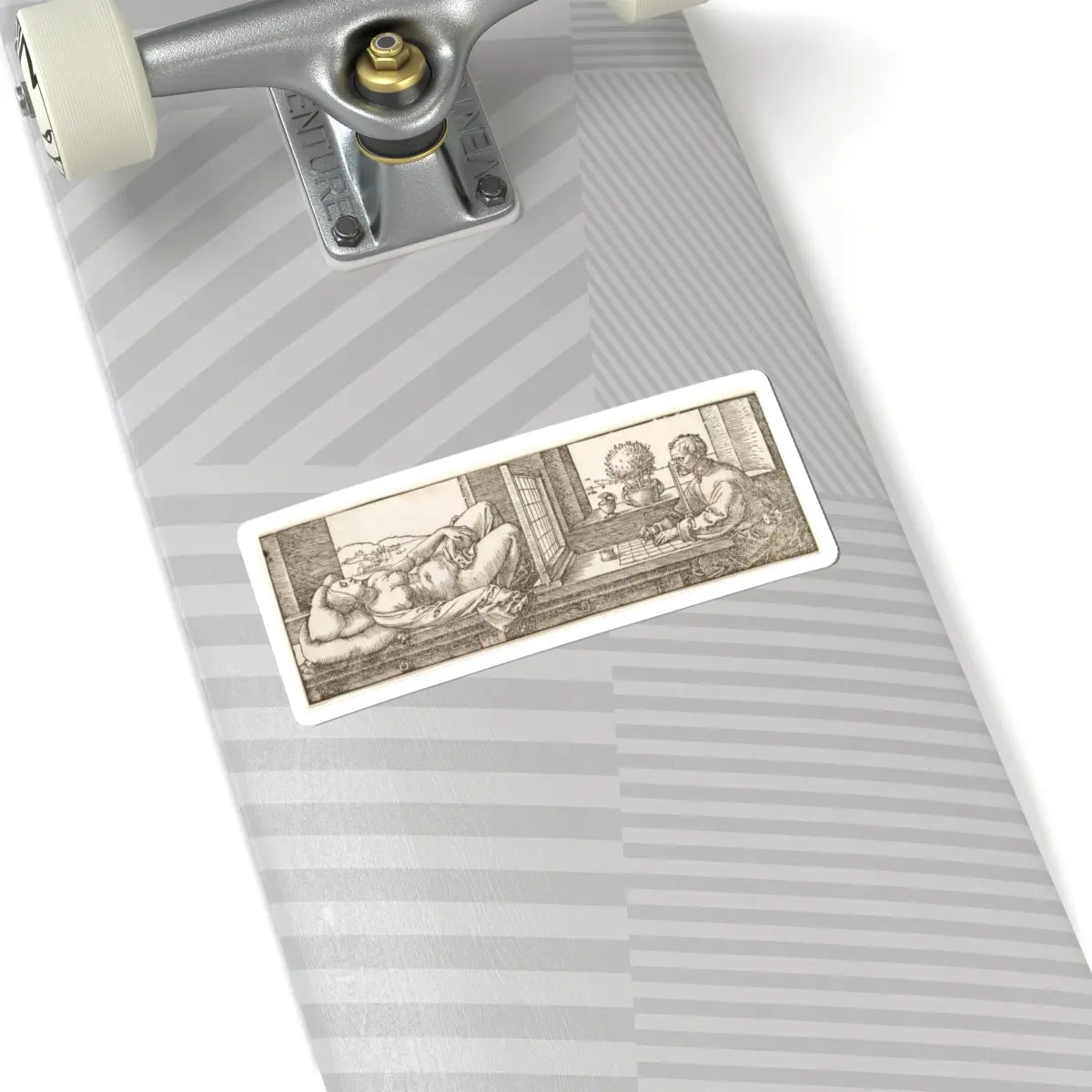 SKU:TSS-STICK-LBRDRR-6X6-137 Sizes:6" × 6" Types:White