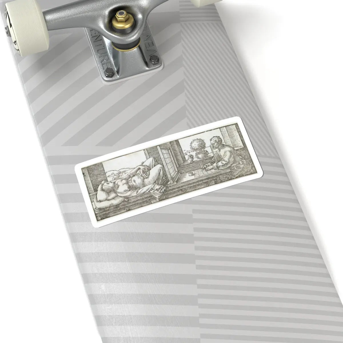 SKU:TSS-STICK-LBRDRR-6X6-138 Sizes:6" × 6" Types:White