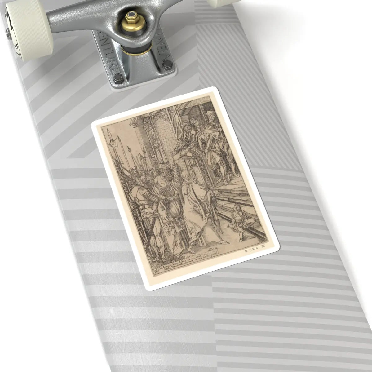 SKU:TSS-STICK-LBRDRR-6X6-139 Sizes:6" × 6" Types:White