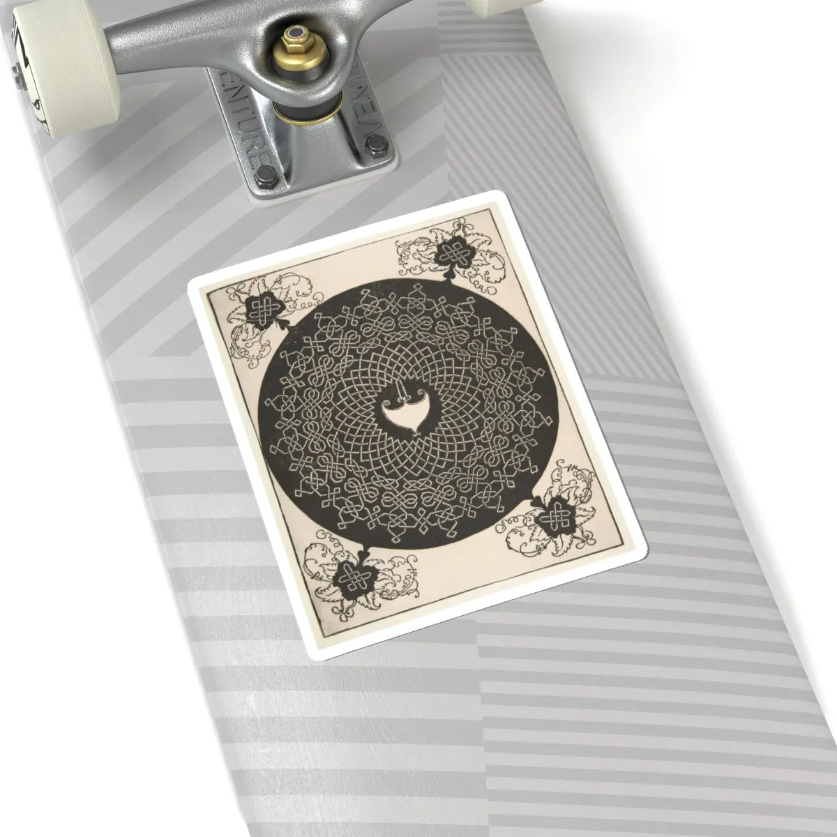 SKU:TSS-STICK-LBRDRR-6X6-145 Sizes:6" × 6" Types:White