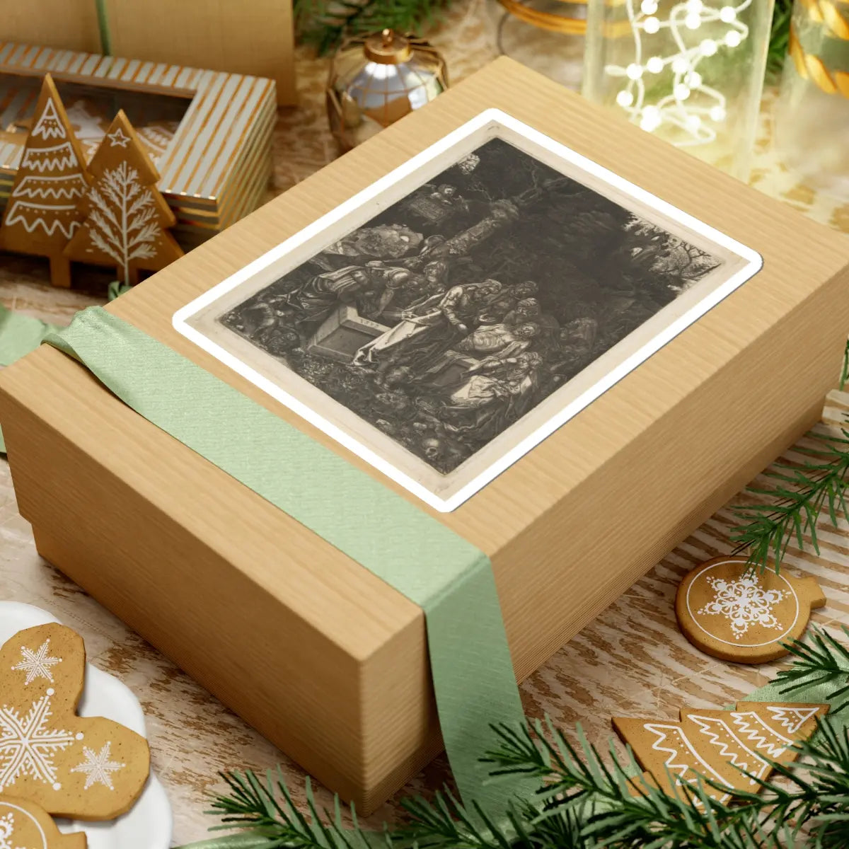 SKU:TSS-STICK-LBRDRR-6X6-152 Sizes:6" × 6" Types:White