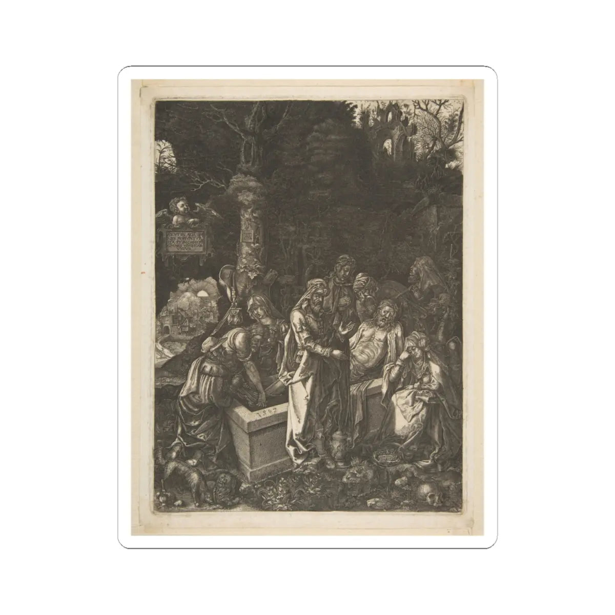 SKU:TSS-STICK-LBRDRR-6X6-152 Sizes:6" × 6" Types:White