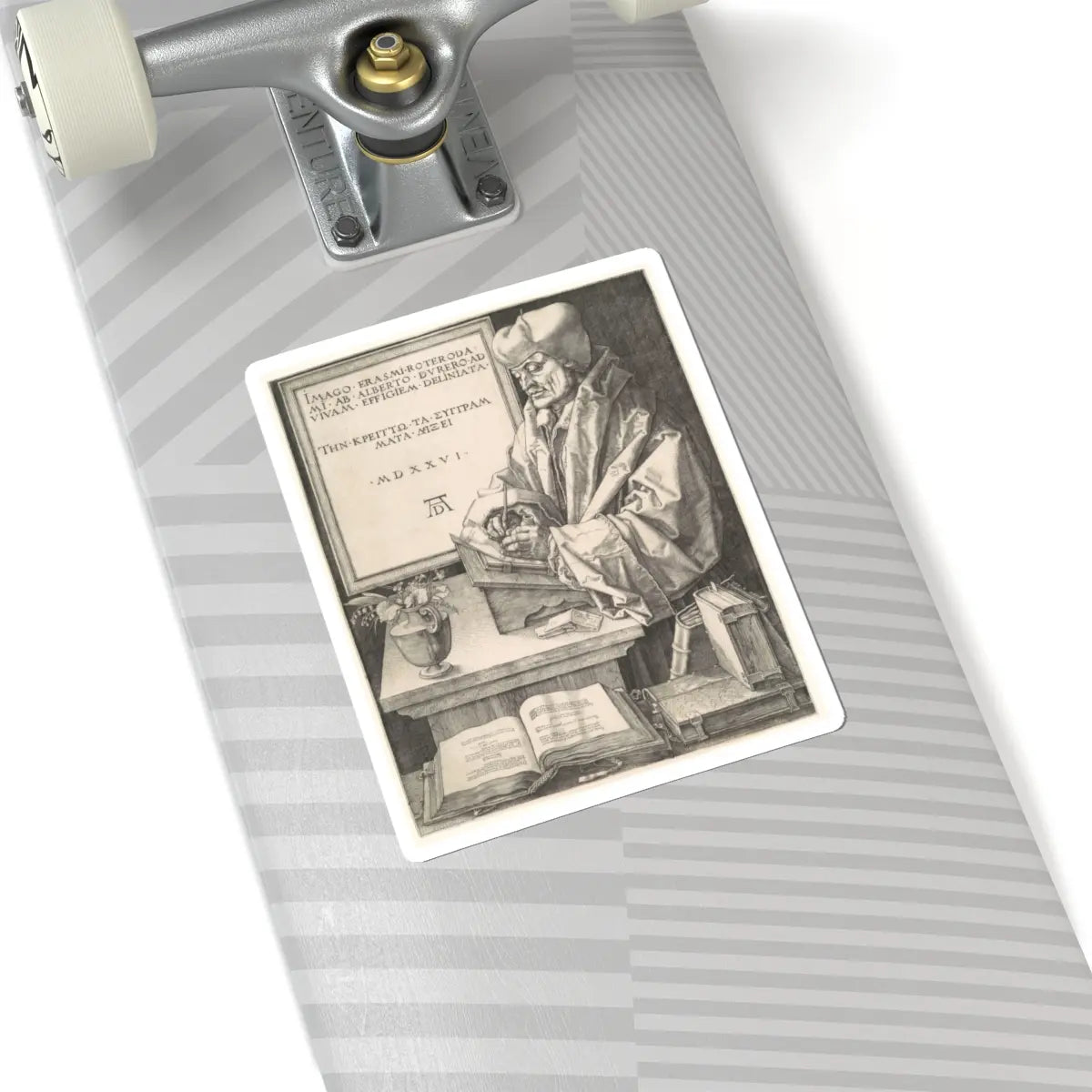 SKU:TSS-STICK-LBRDRR-6X6-155 Sizes:6" × 6" Types:White
