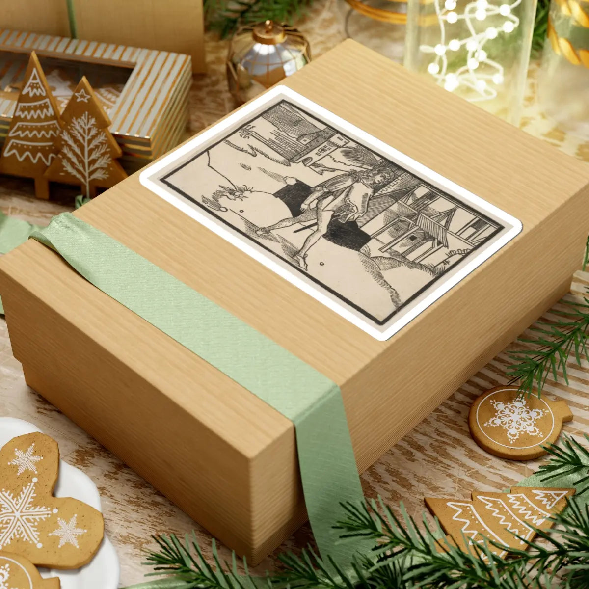 SKU:TSS-STICK-LBRDRR-6X6-157 Sizes:6" × 6" Types:White