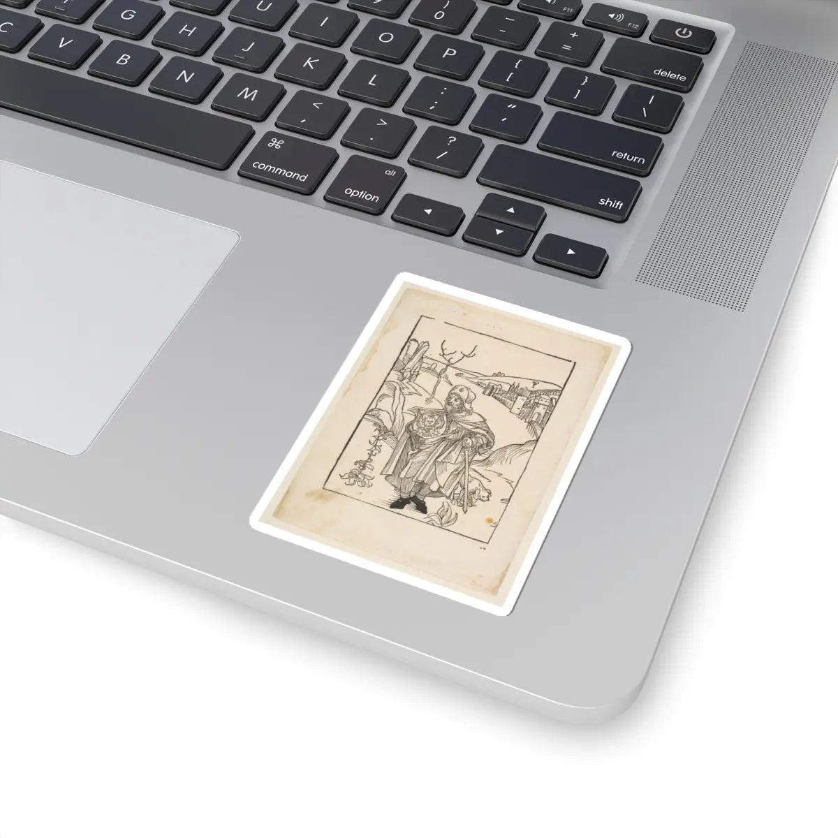 SKU:TSS-STICK-LBRDRR-3X3-167 Sizes:3" × 3" Types:White