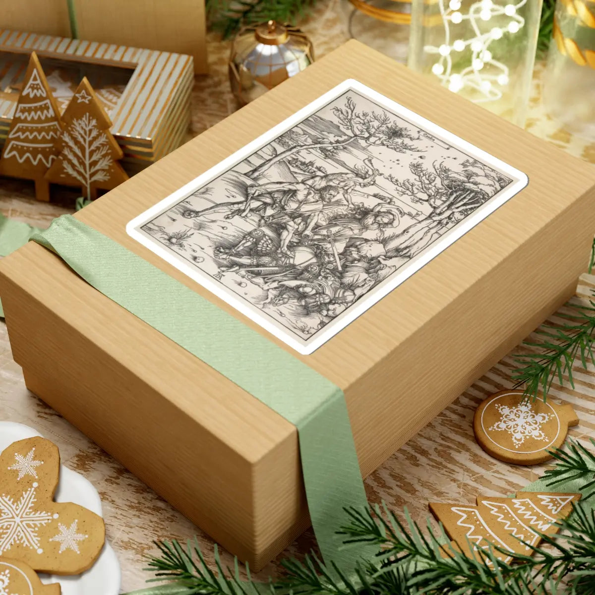 SKU:TSS-STICK-LBRDRR-6X6-170 Sizes:6" × 6" Types:White