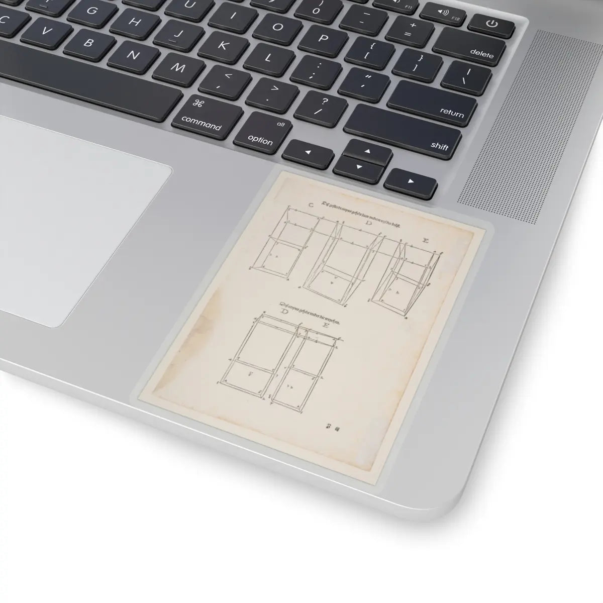 SKU:TSS-STICK-LBRDRR-4X4-13SHG Sizes:4" × 4" Types:Transparent