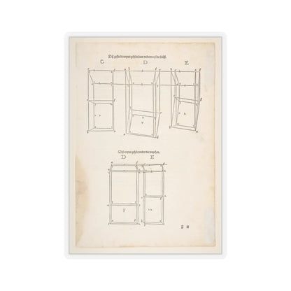 SKU:TSS-STICK-LBRDRR-6X6-13SHG Sizes:6" × 6" Types:Transparent