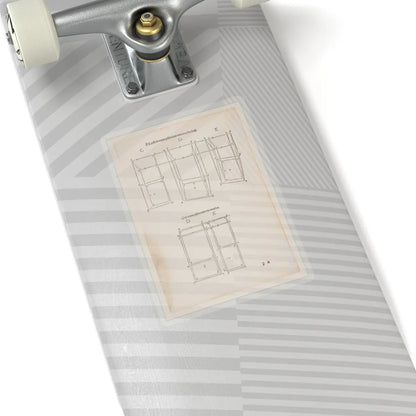 SKU:TSS-STICK-LBRDRR-6X6-13SHG Sizes:6" × 6" Types:Transparent