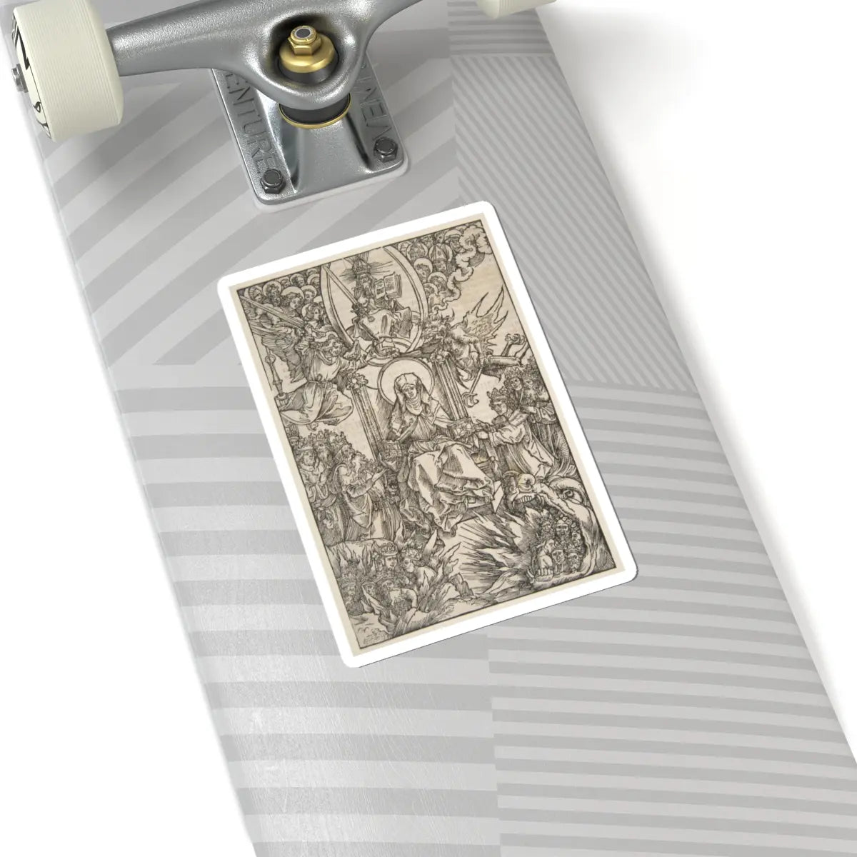 SKU:TSS-STICK-LBRDRR-6X6-187 Sizes:6" × 6" Types:White
