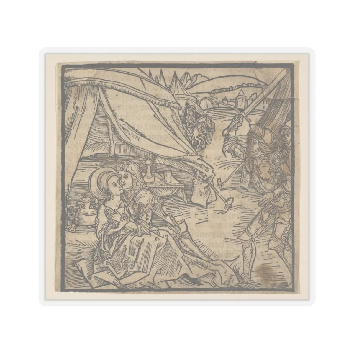 SKU:TSS-STICK-LBRDRR-6X6-13SHM Sizes:6" × 6" Types:Transparent