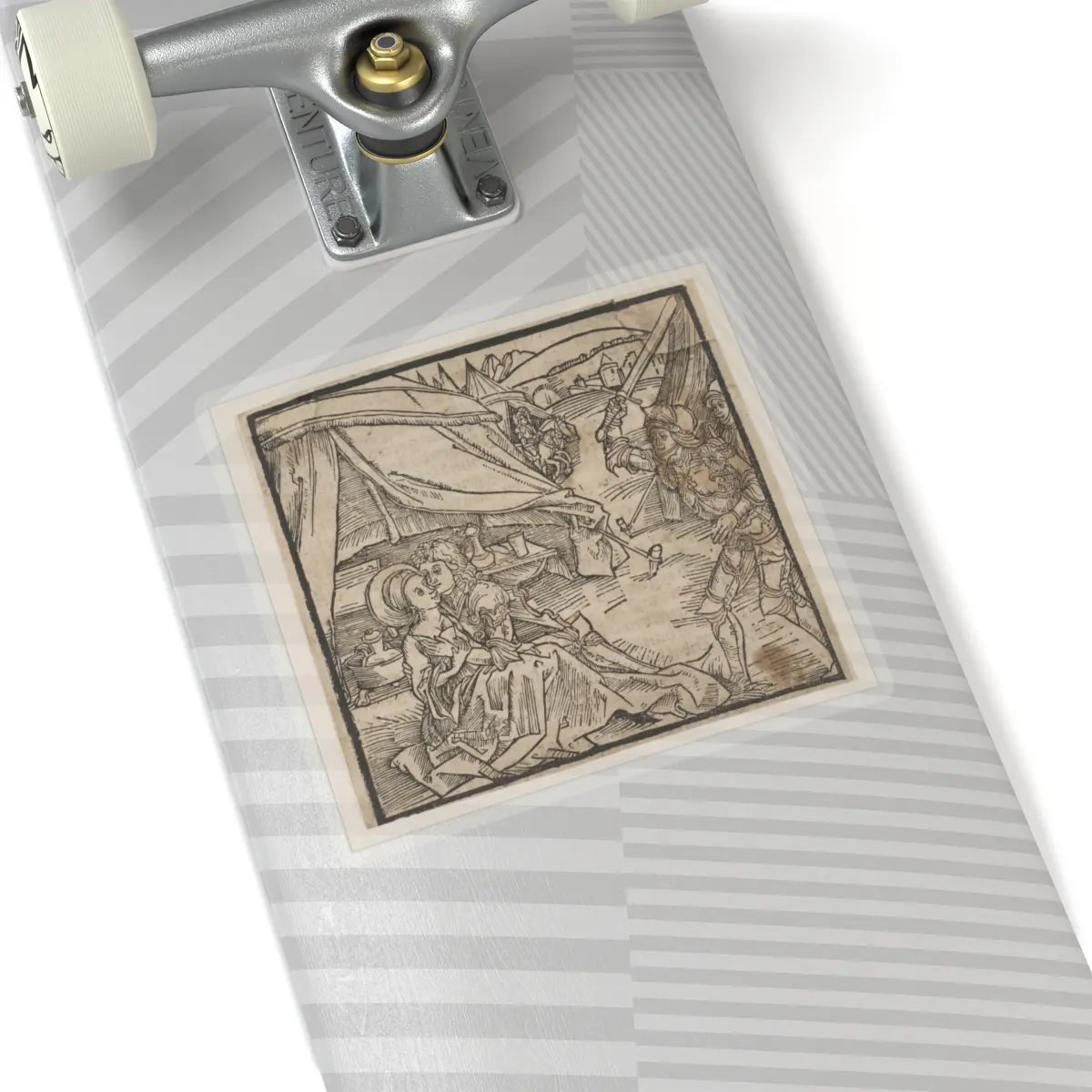 SKU:TSS-STICK-LBRDRR-6X6-13SHM Sizes:6" × 6" Types:Transparent