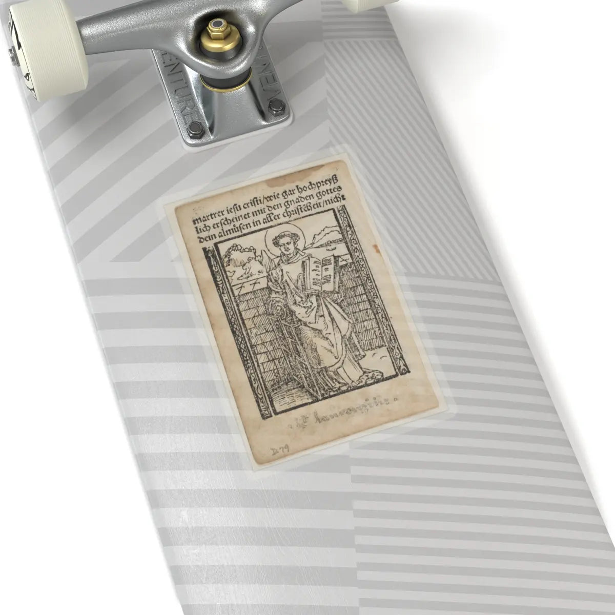 SKU:TSS-STICK-LBRDRR-6X6-13SHP Sizes:6" × 6" Types:Transparent