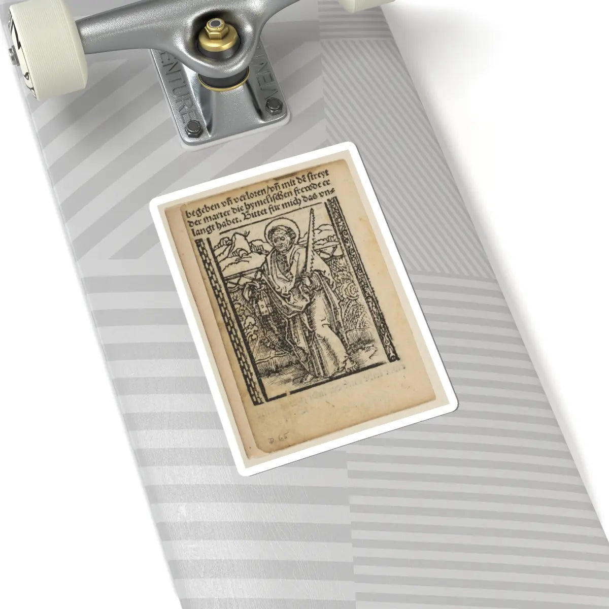SKU:TSS-STICK-LBRDRR-6X6-203 Sizes:6" × 6" Types:White