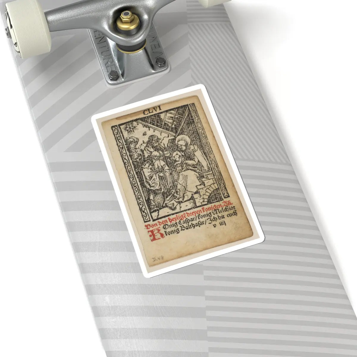 SKU:TSS-STICK-LBRDRR-6X6-209 Sizes:6" × 6" Types:White