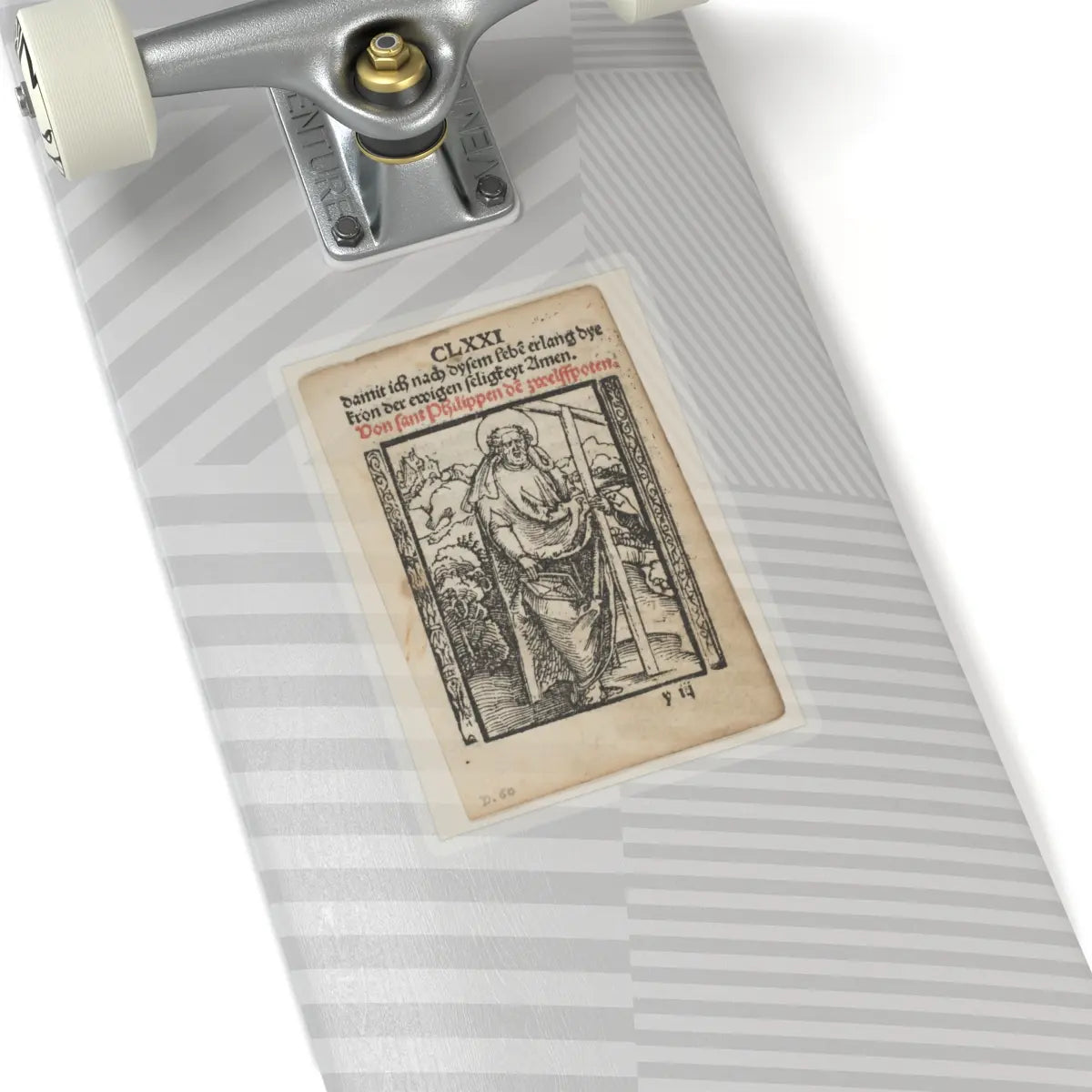 SKU:TSS-STICK-LBRDRR-6X6-13SI7 Sizes:6" × 6" Types:Transparent