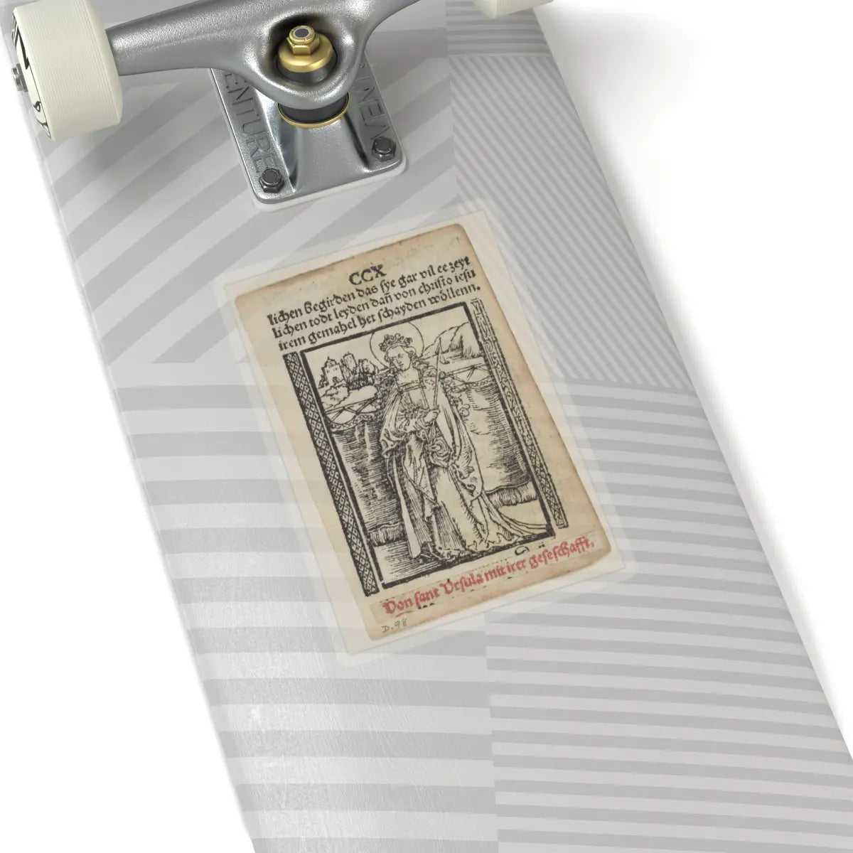 SKU:TSS-STICK-LBRDRR-6X6-13SID Sizes:6" × 6" Types:Transparent