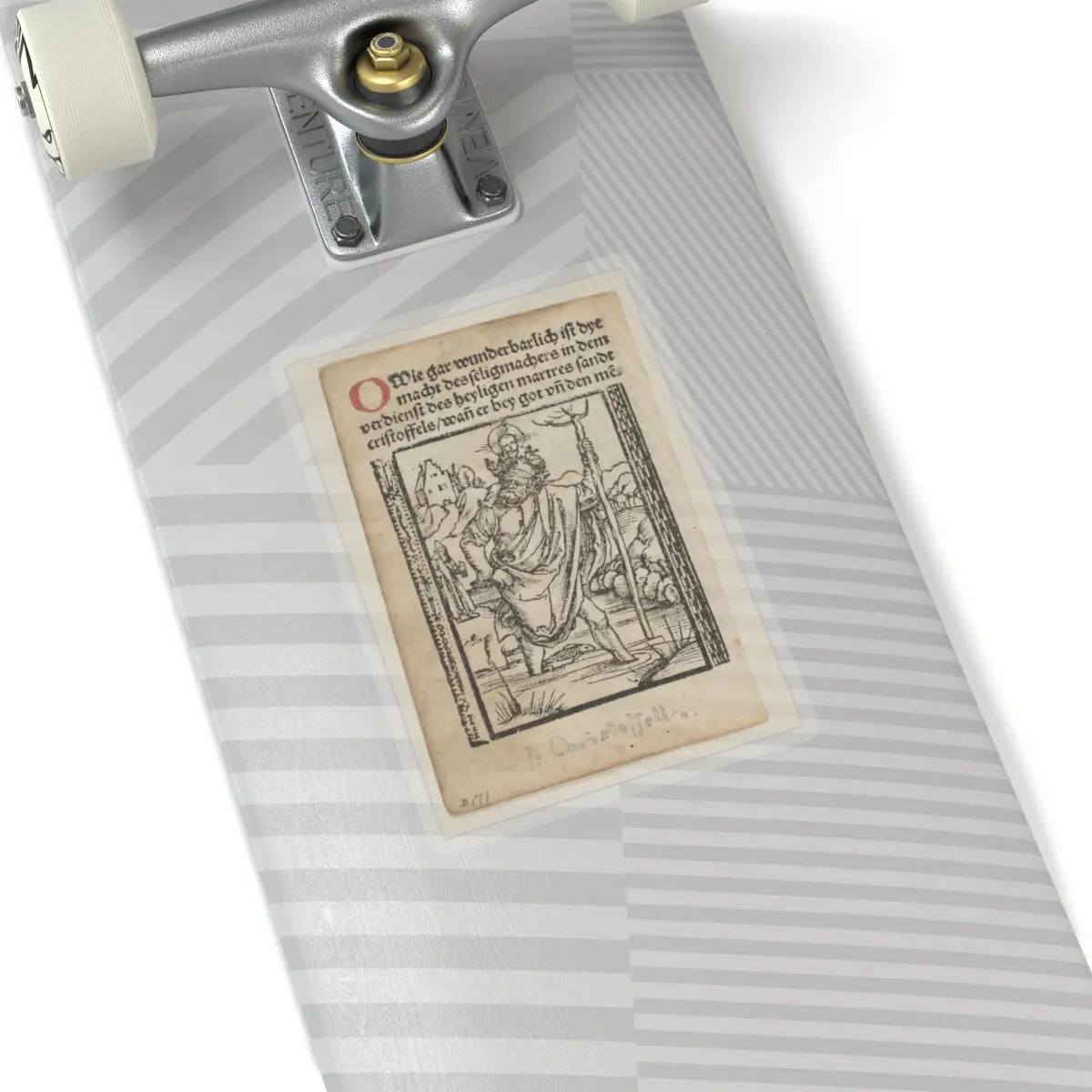 SKU:TSS-STICK-LBRDRR-6X6-13SIP Sizes:6" × 6" Types:Transparent