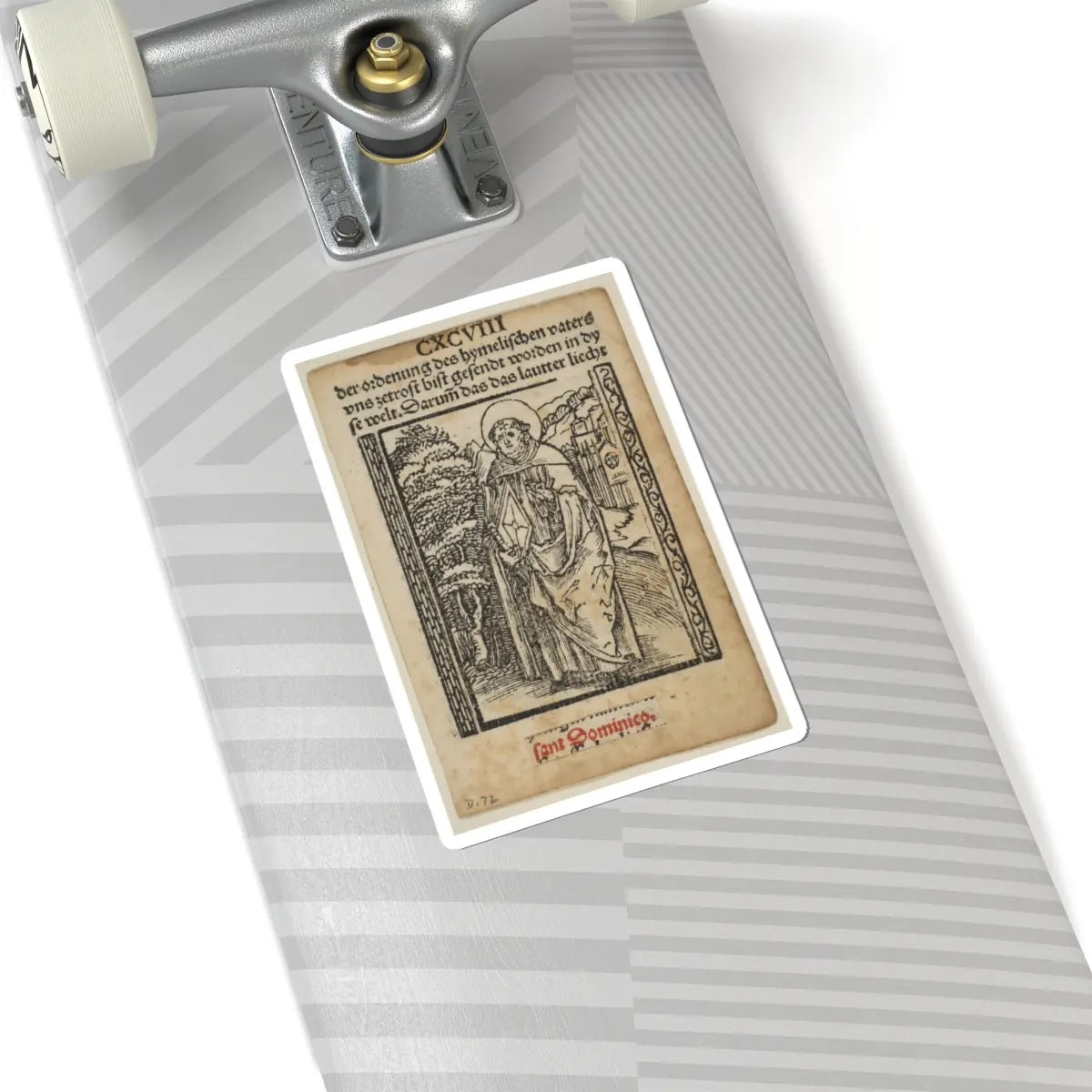 SKU:TSS-STICK-LBRDRR-6X6-229 Sizes:6" × 6" Types:White