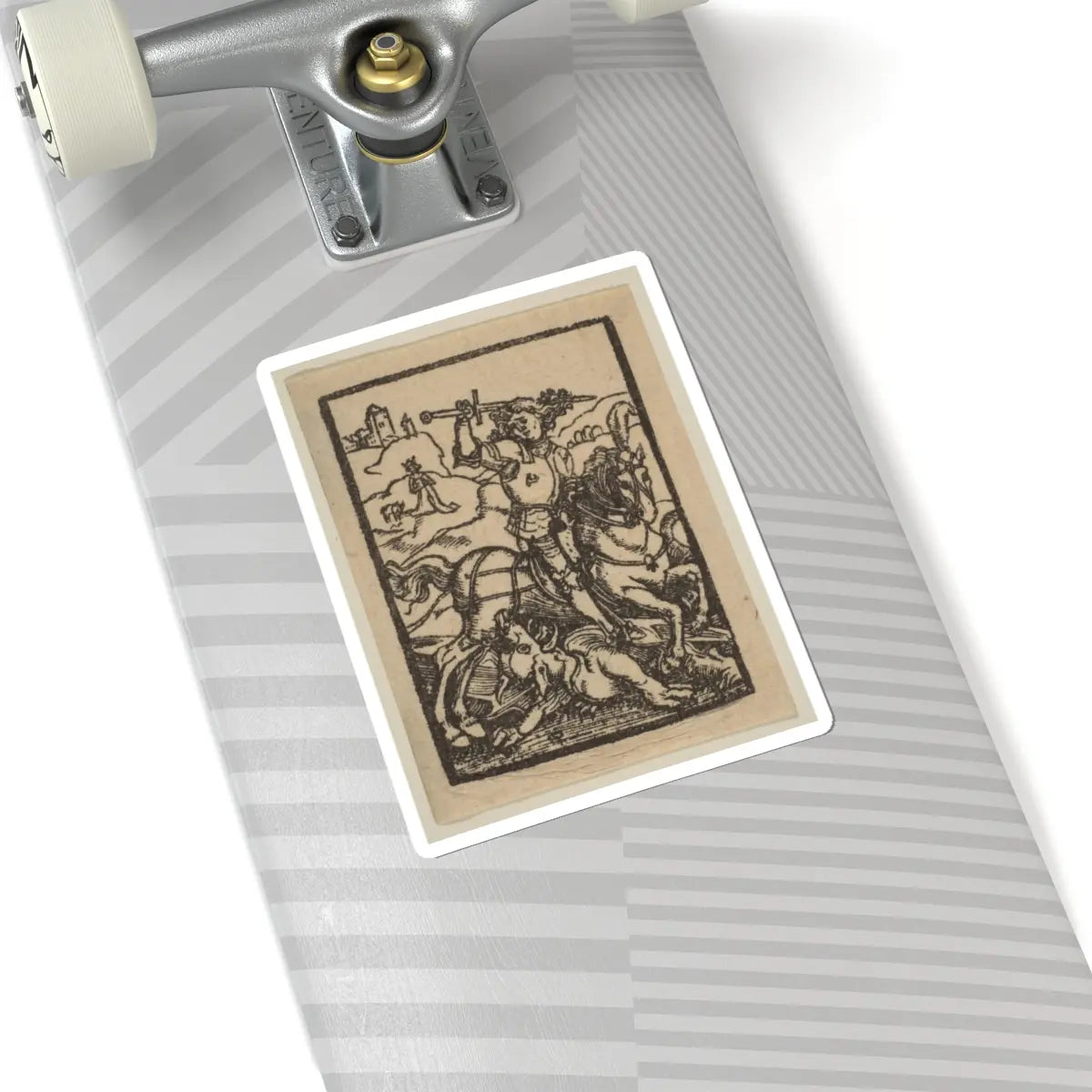 SKU:TSS-STICK-LBRDRR-6X6-255 Sizes:6" × 6" Types:White