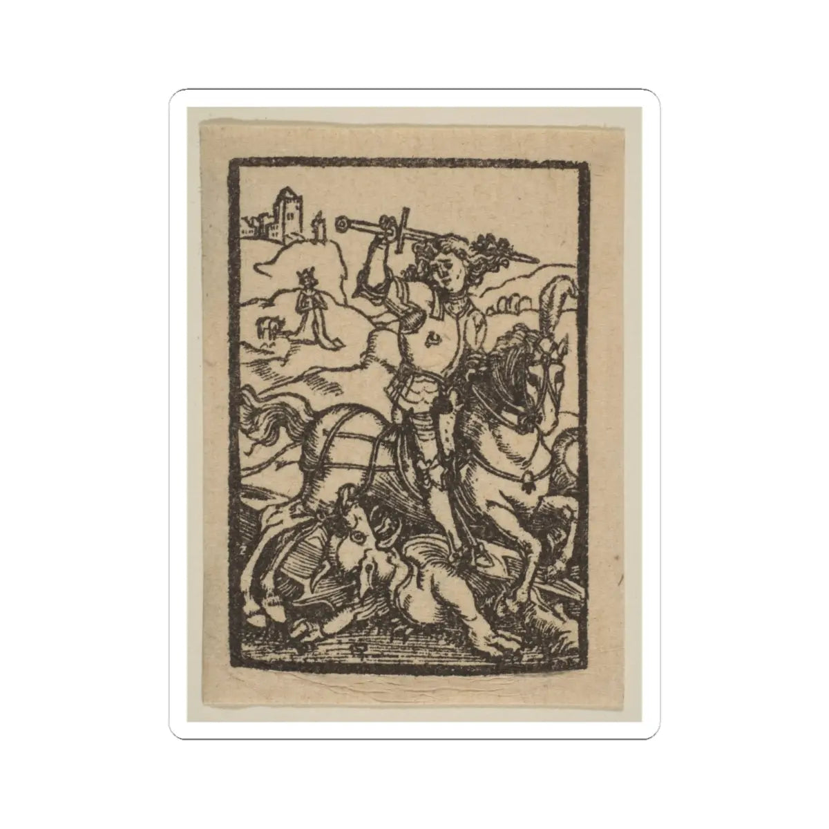 SKU:TSS-STICK-LBRDRR-6X6-255 Sizes:6" × 6" Types:White
