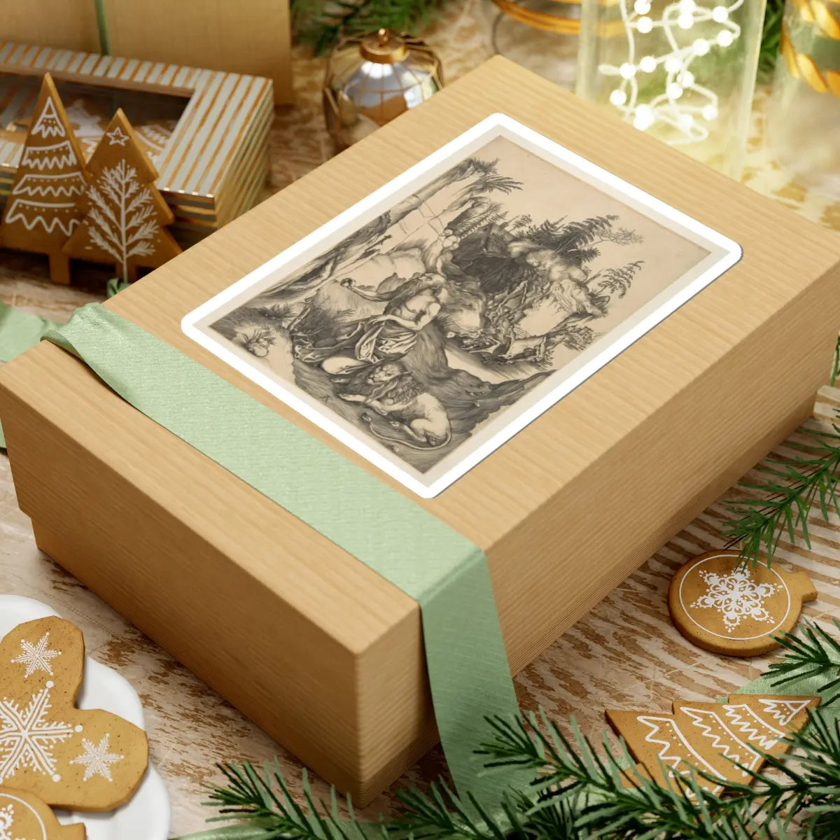 SKU:TSS-STICK-LBRDRR-6X6-274 Sizes:6" × 6" Types:White