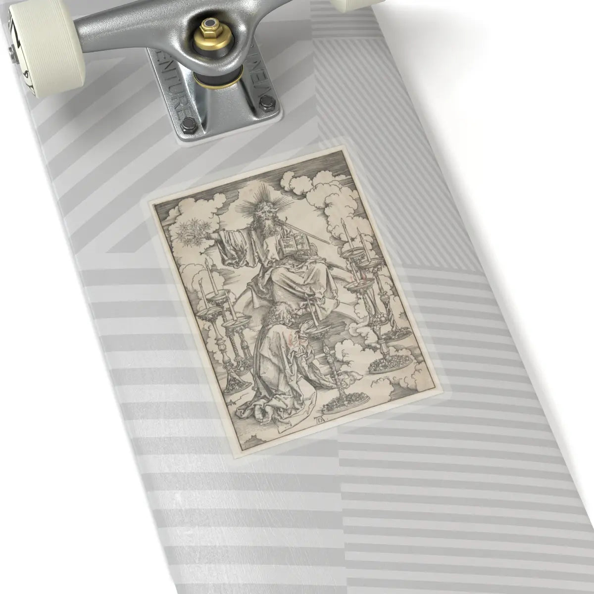 SKU:TSS-STICK-LBRDRR-6X6-13SK8 Sizes:6" × 6" Types:Transparent
