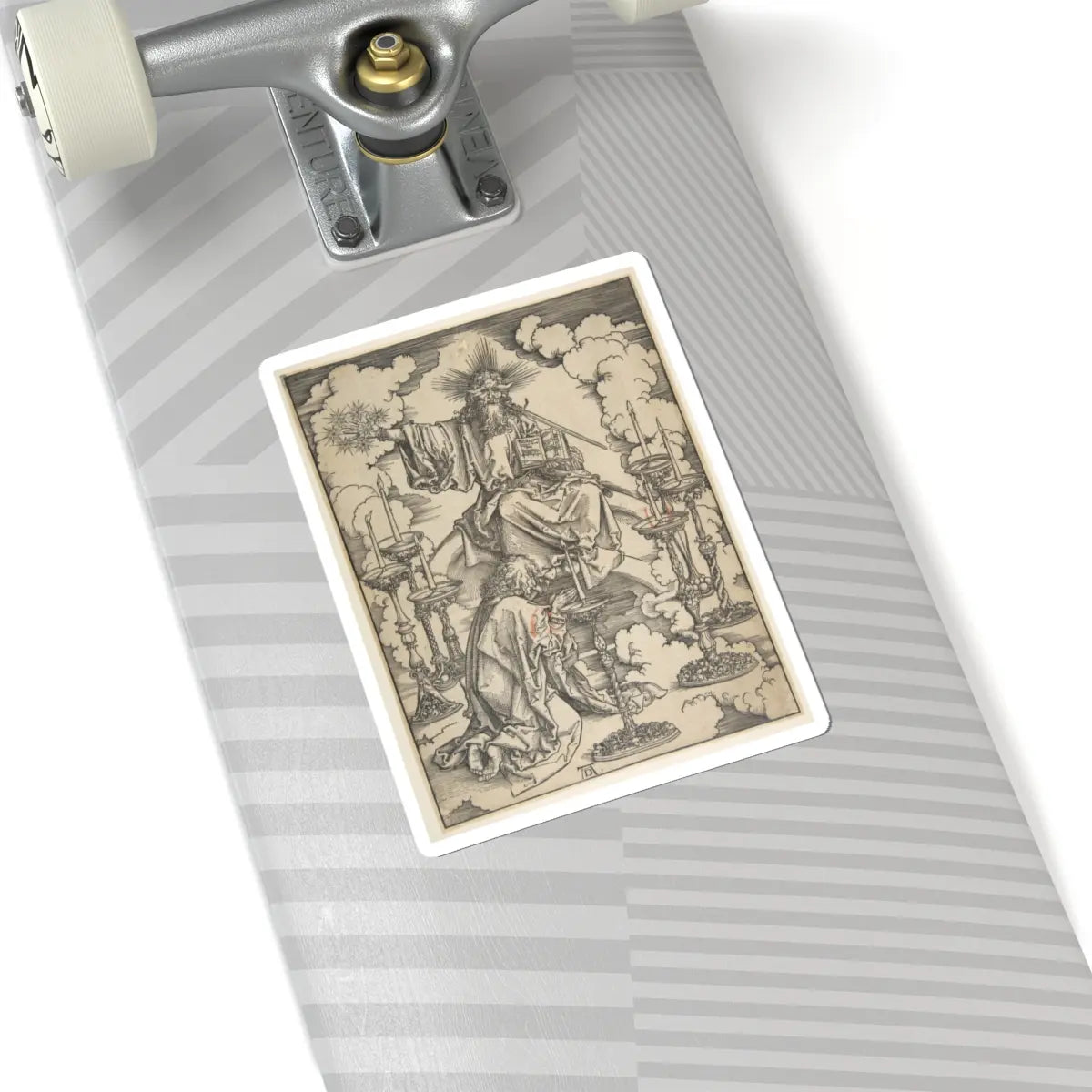 SKU:TSS-STICK-LBRDRR-6X6-283 Sizes:6" × 6" Types:White