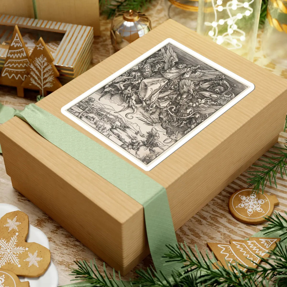 SKU:TSS-STICK-LBRDRR-6X6-294 Sizes:6" × 6" Types:White