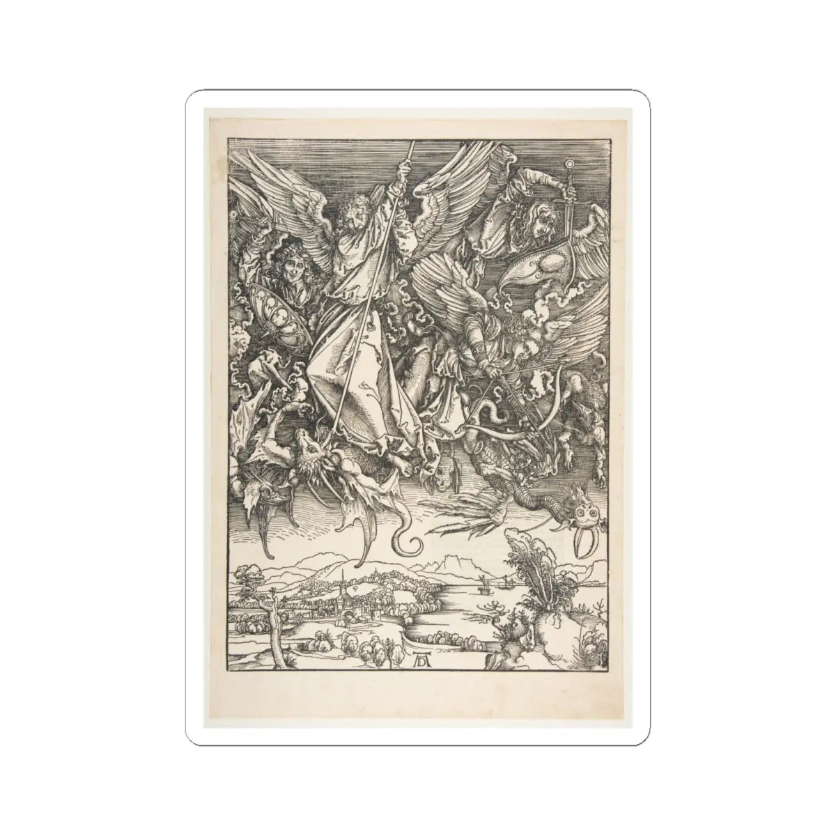SKU:TSS-STICK-LBRDRR-6X6-295 Sizes:6" × 6" Types:White