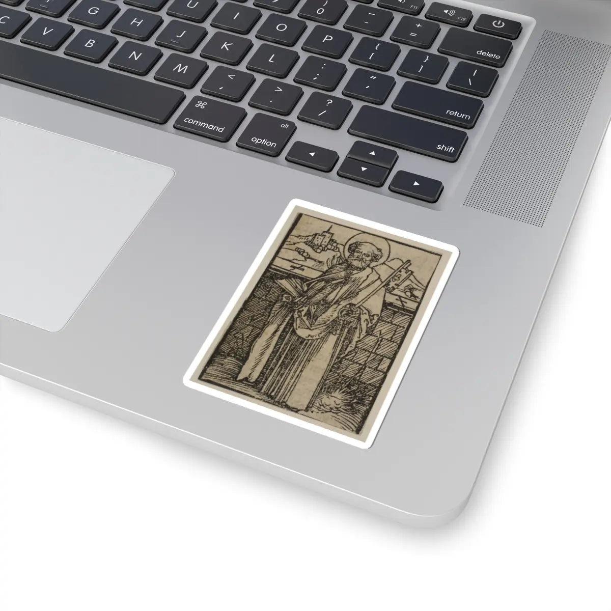 SKU:TSS-STICK-LBRDRR-3X3-298 Sizes:3" × 3" Types:White