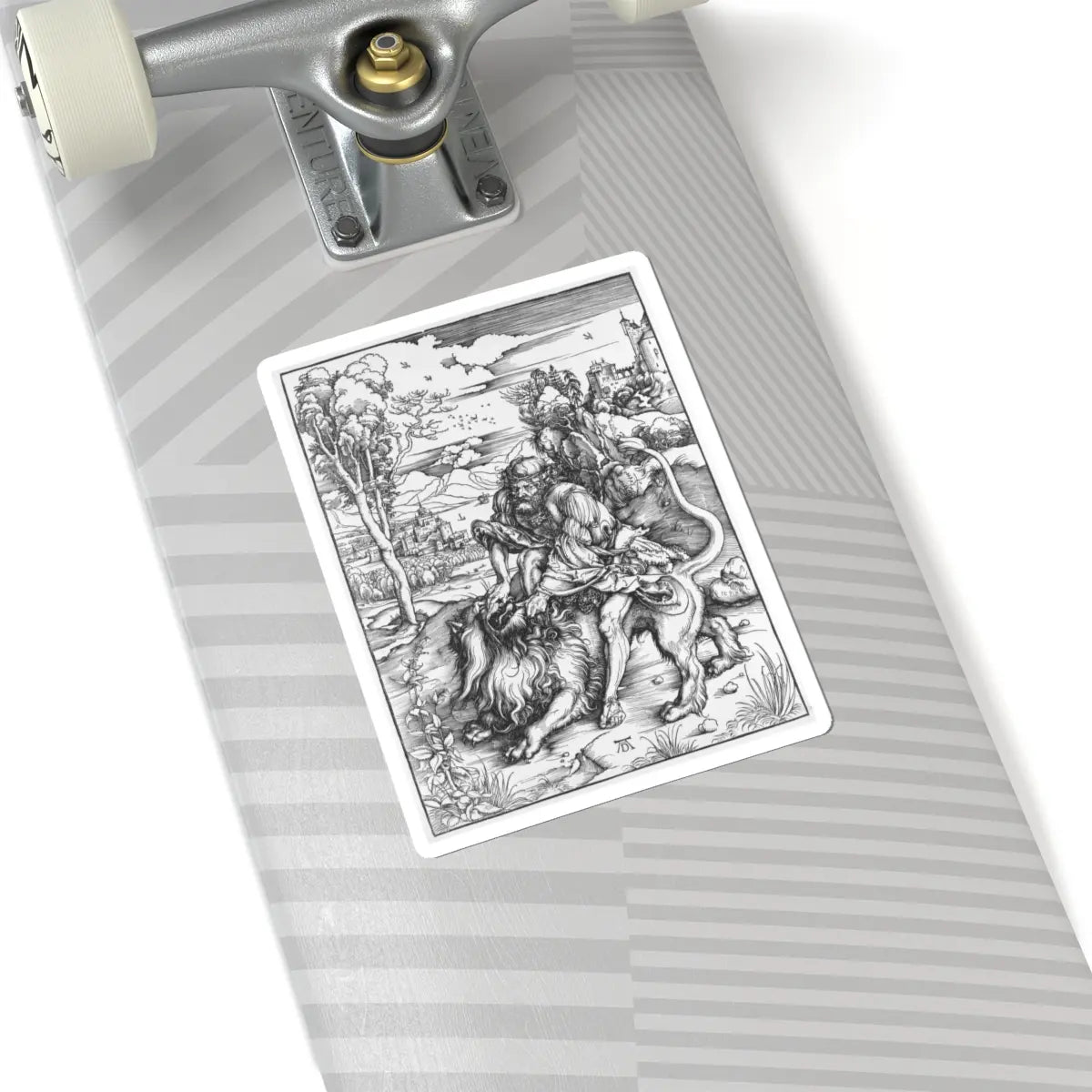 SKU:TSS-STICK-LBRDRR-6X6-317 Sizes:6" × 6" Types:White