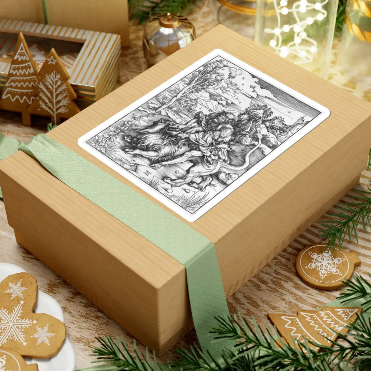 SKU:TSS-STICK-LBRDRR-6X6-317 Sizes:6" × 6" Types:White