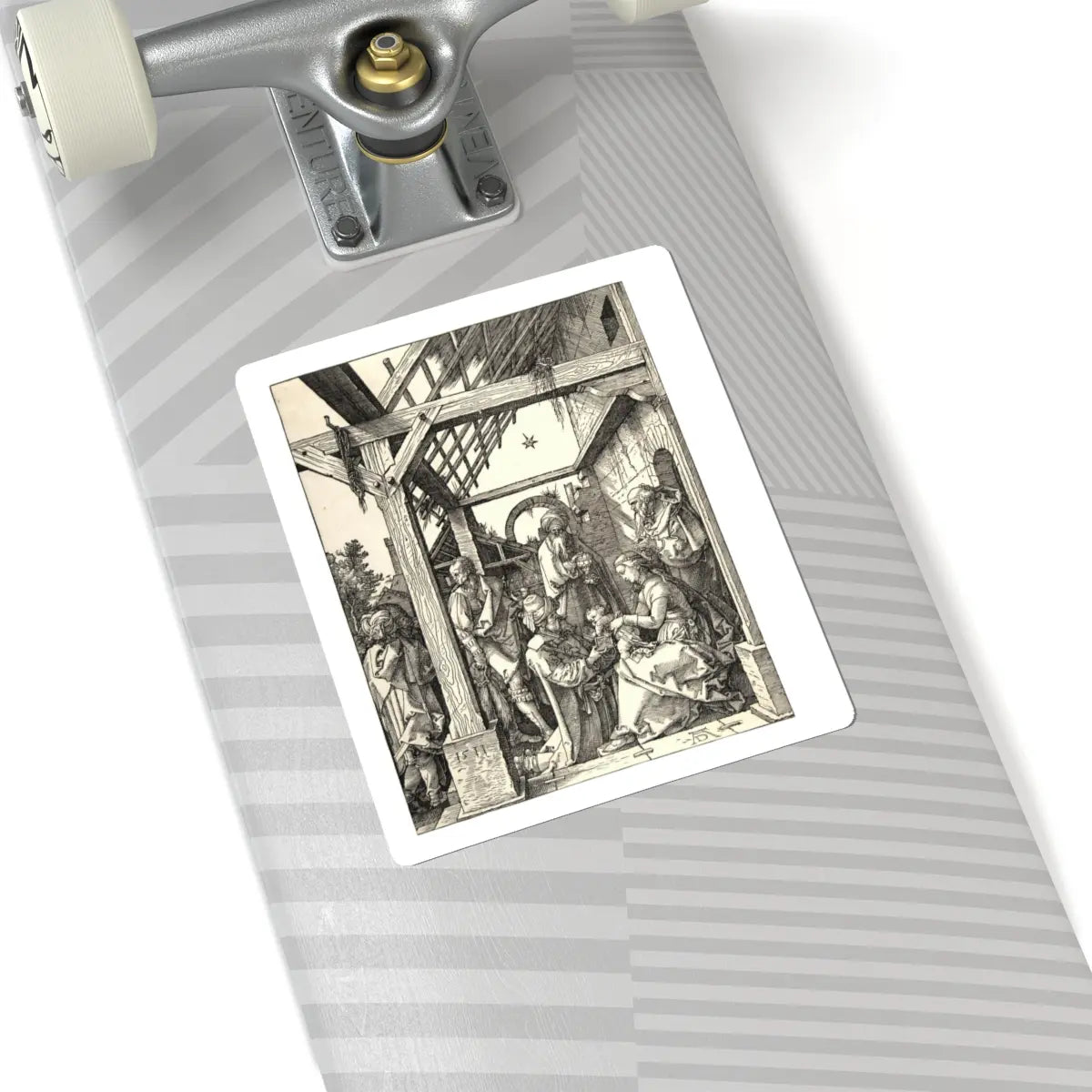 SKU:TSS-STICK-LBRDRR-6X6-331 Sizes:6" × 6" Types:White