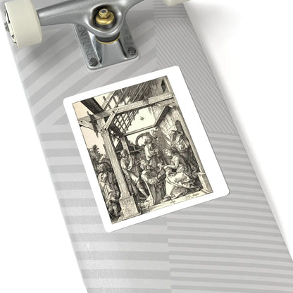 SKU:TSS-STICK-LBRDRR-6X6-331 Sizes:6" × 6" Types:White