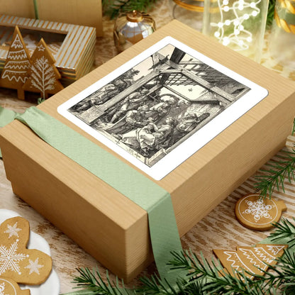 SKU:TSS-STICK-LBRDRR-6X6-331 Sizes:6" × 6" Types:White