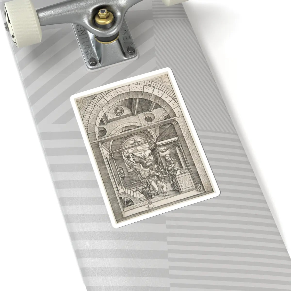 SKU:TSS-STICK-LBRDRR-6X6-340 Sizes:6" × 6" Types:White
