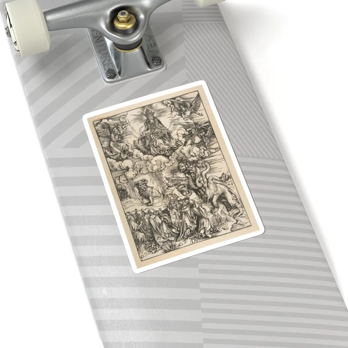 SKU:TSS-STICK-LBRDRR-6X6-372 Sizes:6" × 6" Types:White