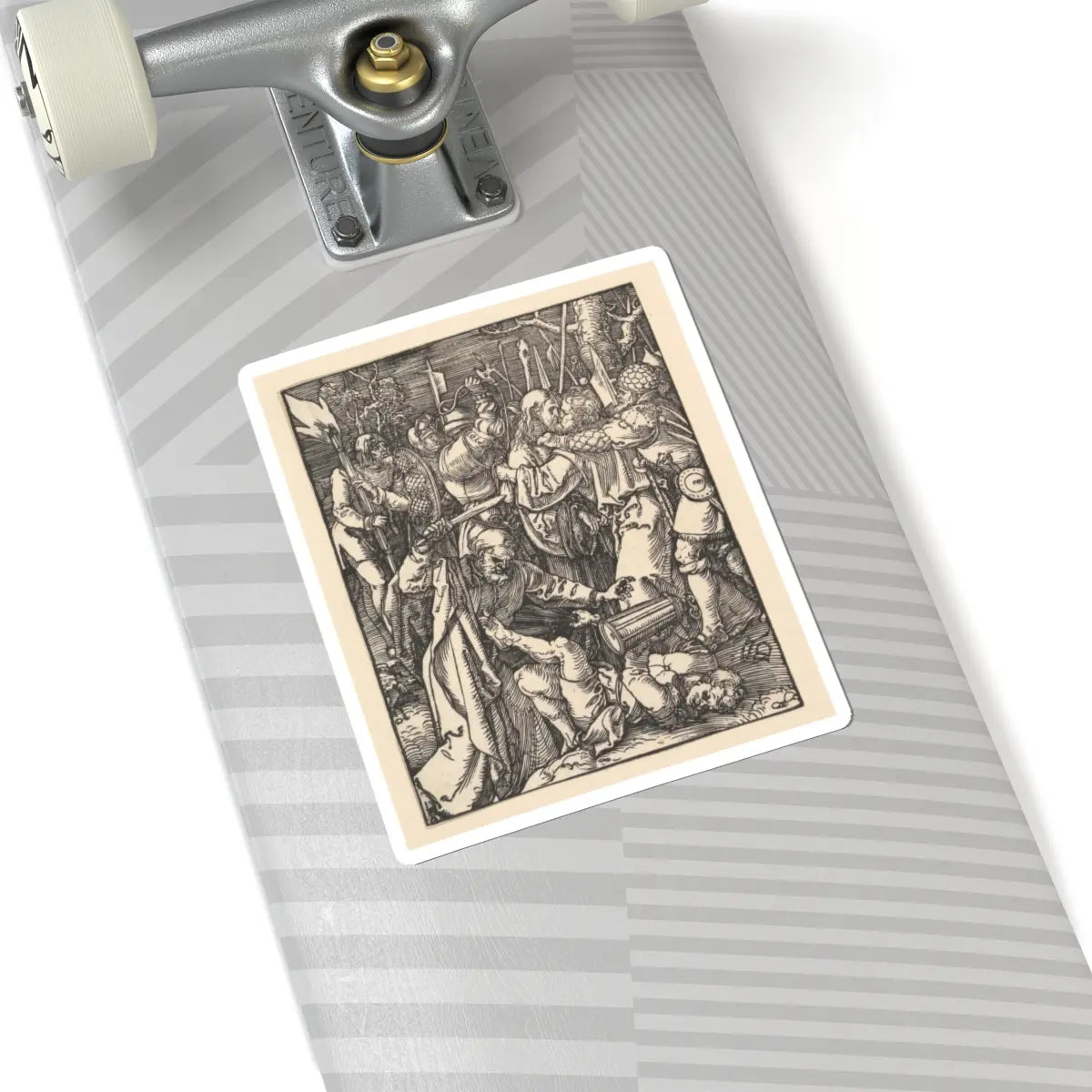 SKU:TSS-STICK-LBRDRR-6X6-377 Sizes:6" × 6" Types:White