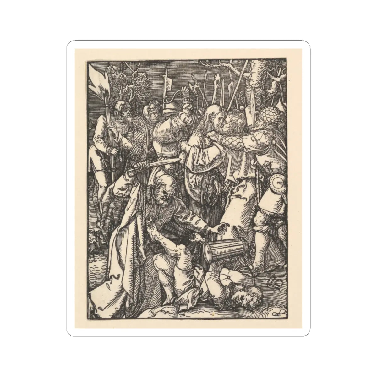 SKU:TSS-STICK-LBRDRR-6X6-377 Sizes:6" × 6" Types:White