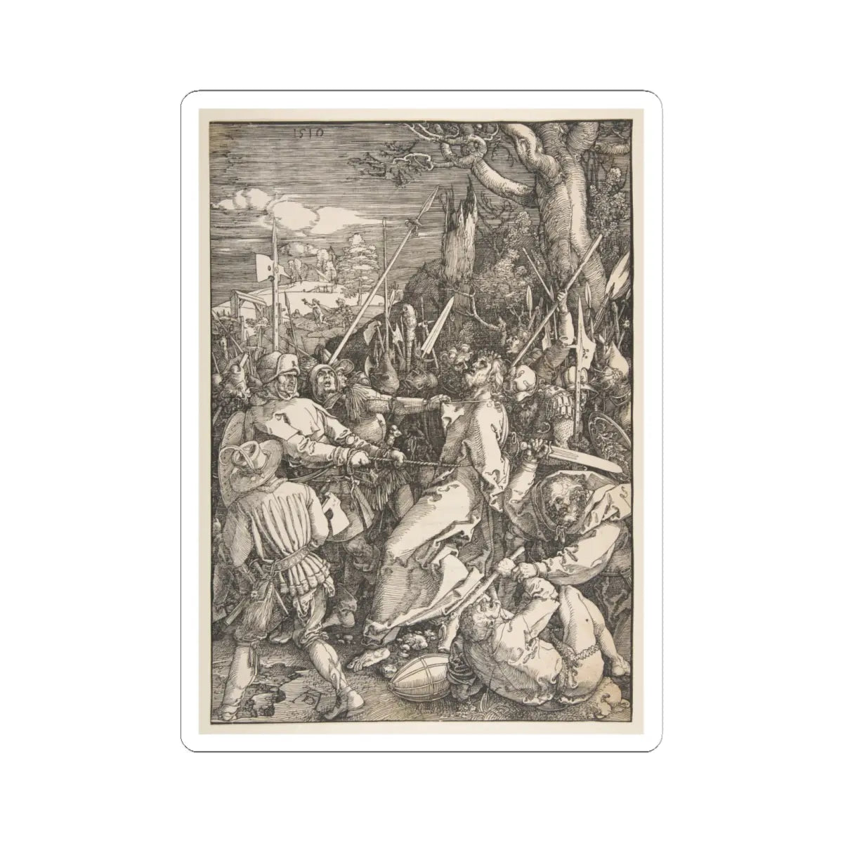 SKU:TSS-STICK-LBRDRR-6X6-374 Sizes:6" × 6" Types:White