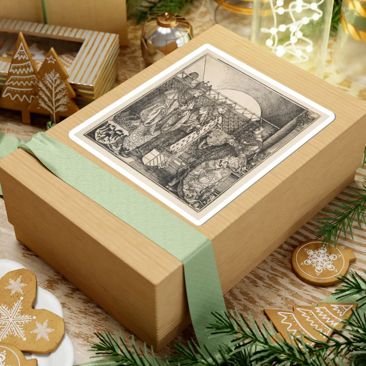 SKU:TSS-STICK-LBRDRR-6X6-381 Sizes:6" × 6" Types:White