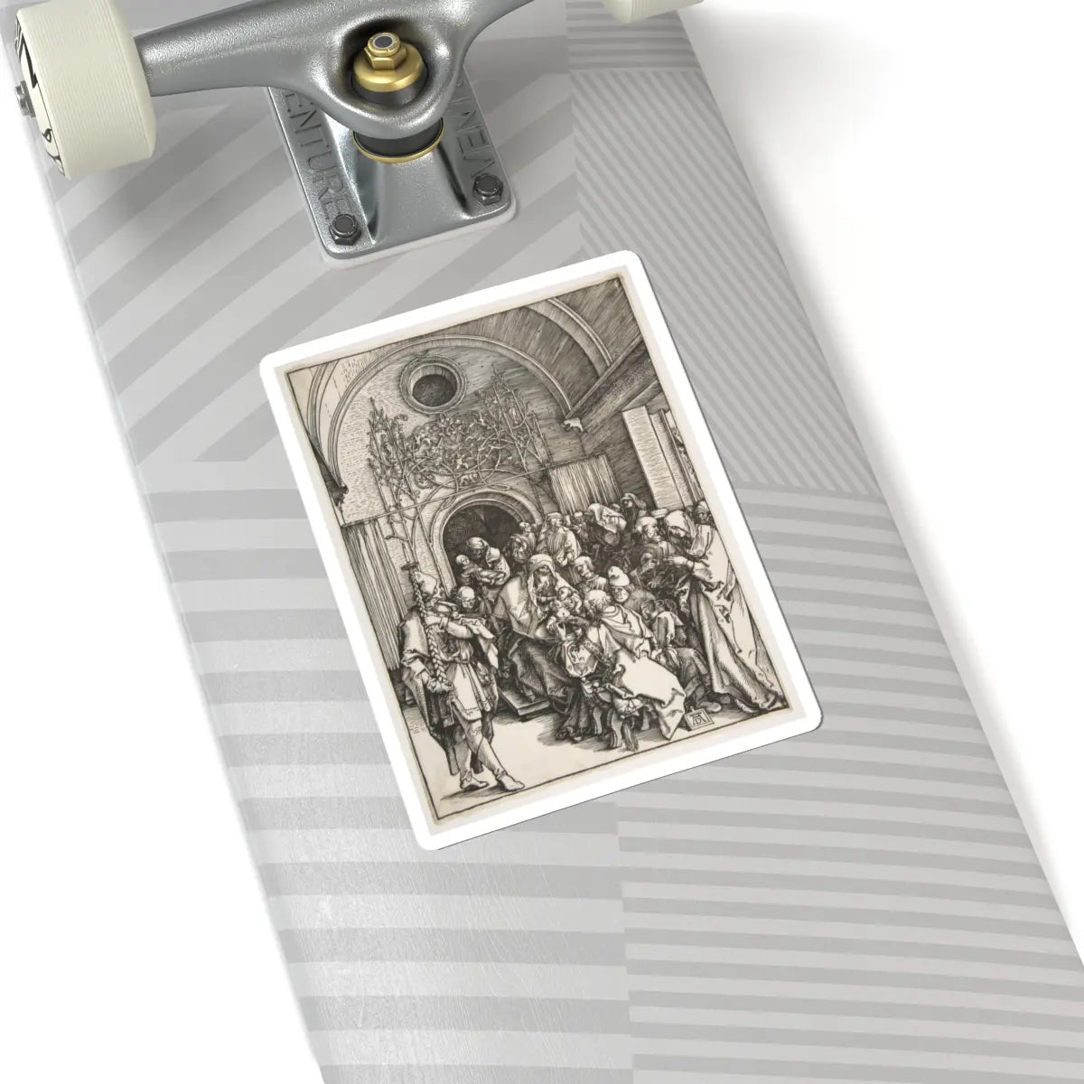 SKU:TSS-STICK-LBRDRR-6X6-393 Sizes:6" × 6" Types:White