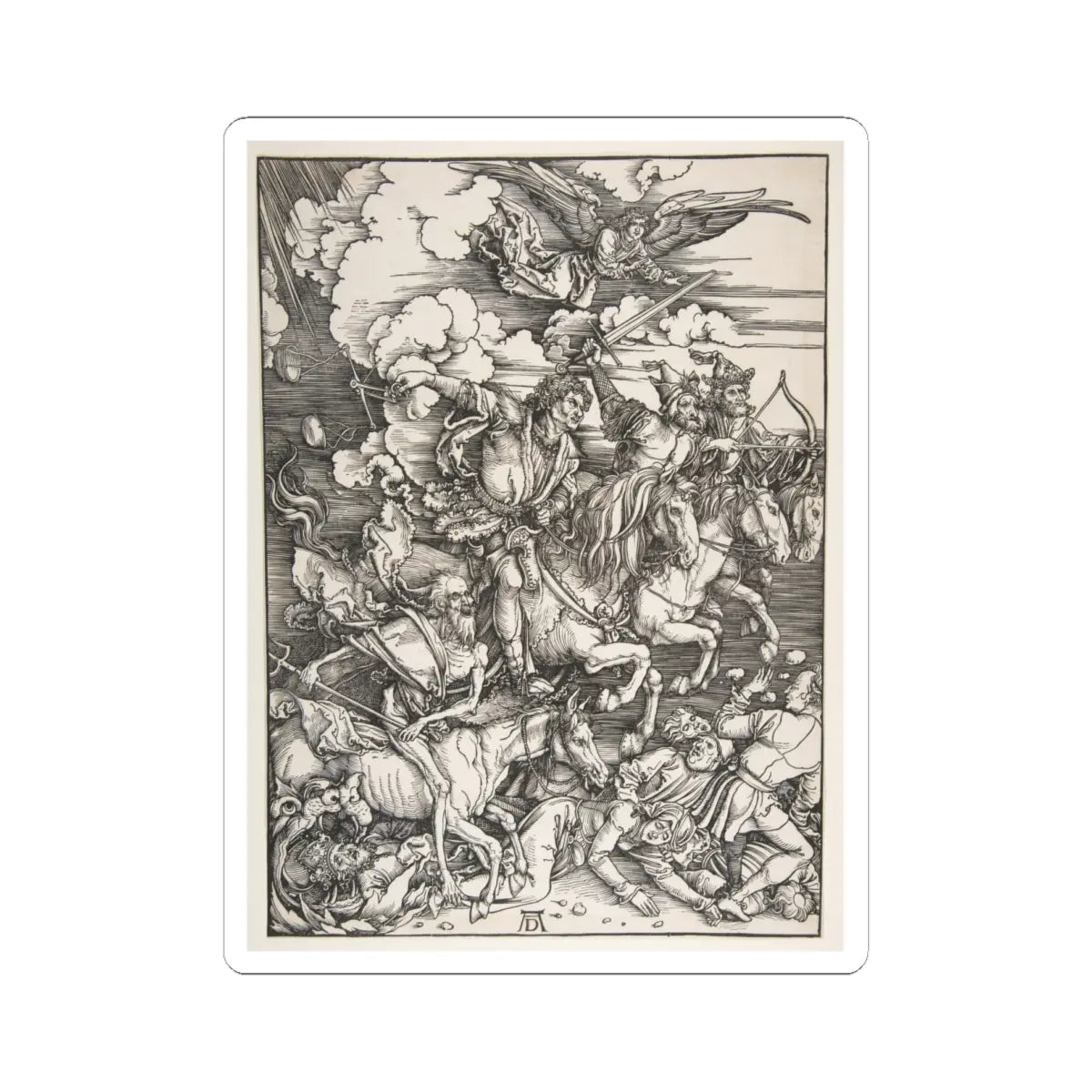 SKU:TSS-STICK-LBRDRR-6X6-455 Sizes:6" × 6" Types:White