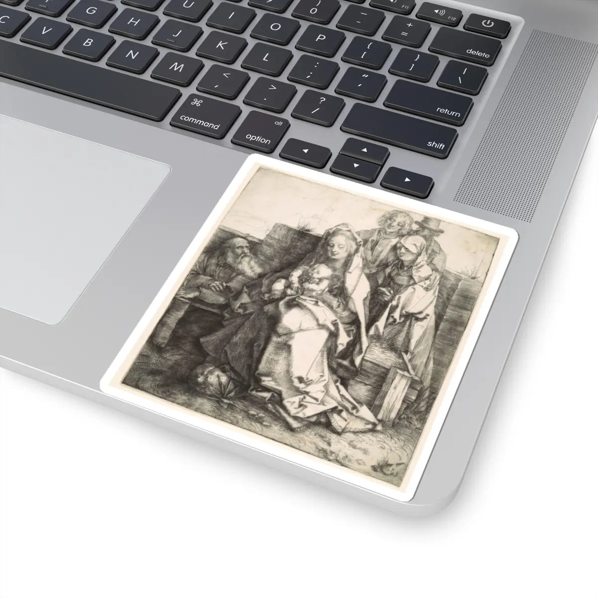 SKU:TSS-STICK-LBRDRR-4X4-473 Sizes:4" × 4" Types:White