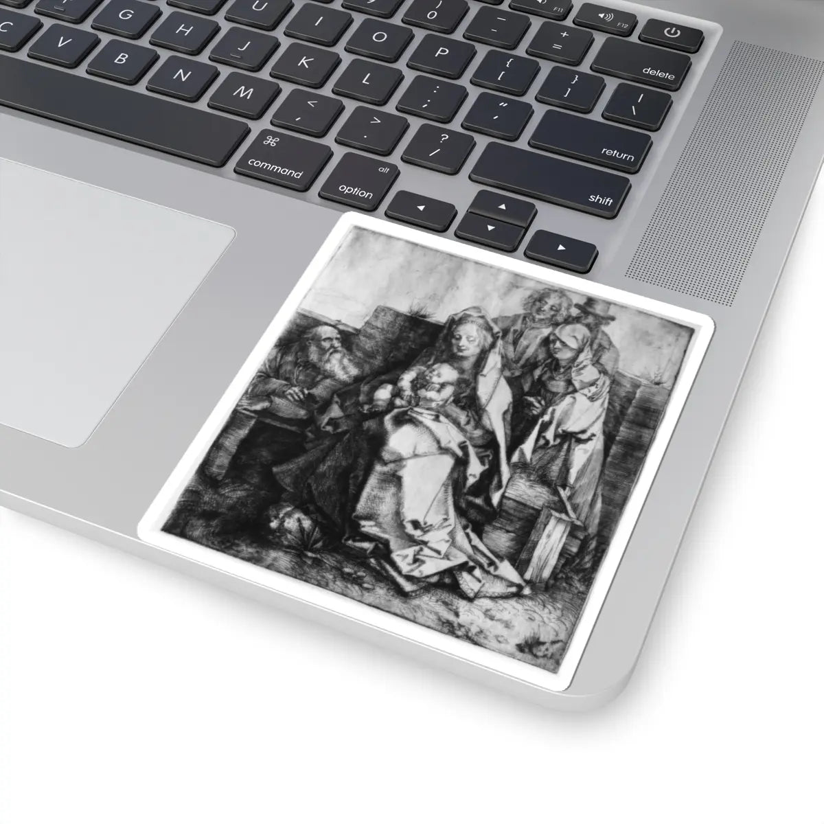 SKU:TSS-STICK-LBRDRR-4X4-474 Sizes:4" × 4" Types:White